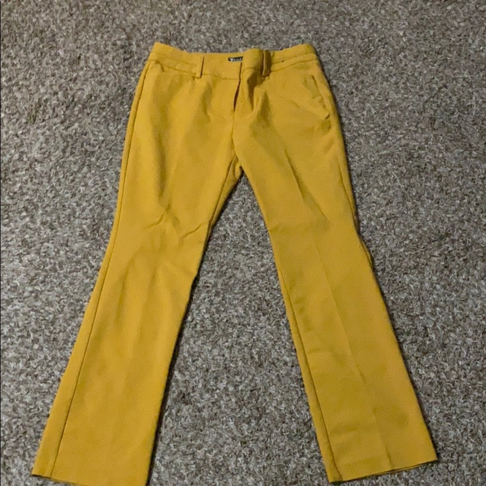 Mustard dress slacks